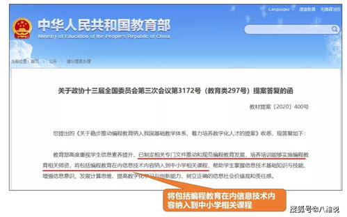 编程将纳入中小学课程 计算机学不好，未来或将无工可打